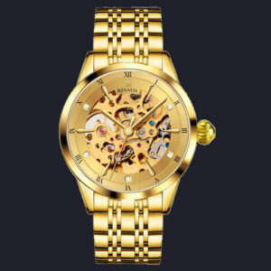 Regalia Gold Skeleton Watch