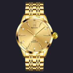 The Regalia Monarch | Gold Chronograph