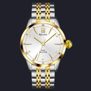 The Regalia Palatine | Gold & White Chronograph